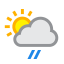 Light rain shower
