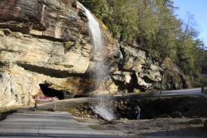 Bridal Veil Falls of Highlands North Carolina