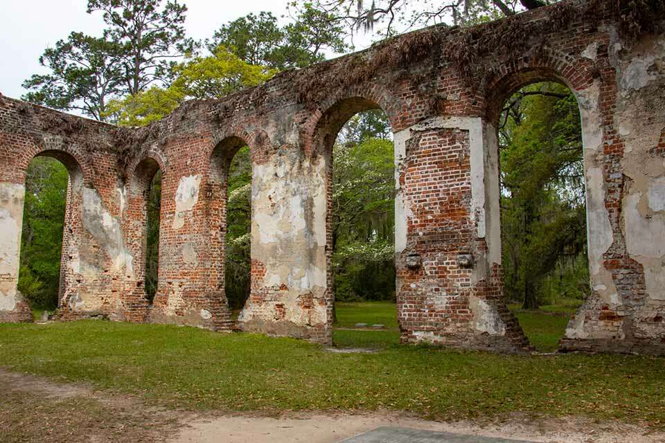 Sheldon Church Ruins Inside