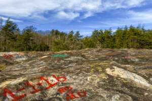 Bald Rock Graffiti