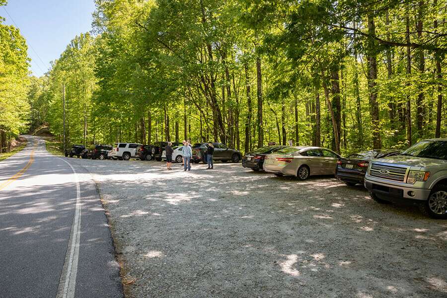 Beech Bottom Falls Parking Lot