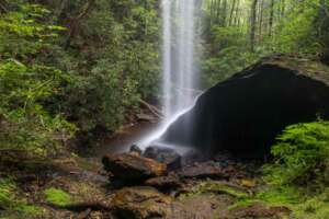 Behind Moonshine Falls