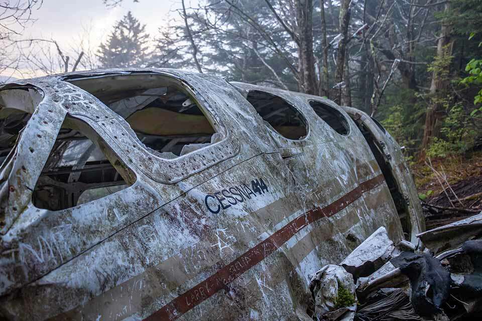 Browning Knob Plane Wreckage