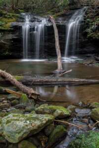 Confusion Falls With Rocks