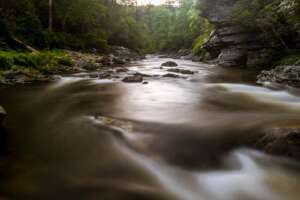 Linville River Upstream Babel Tower Trail