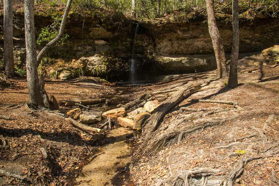 Peachtree Rock Waterfall