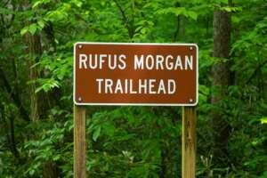 Rufus Morgan Falls Trailhead Sign