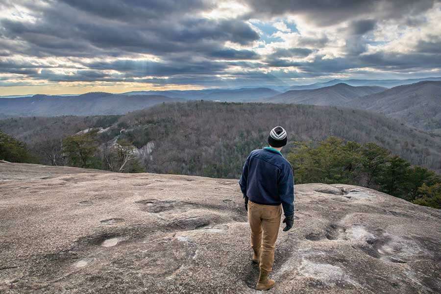 Views atop Stone Mountain