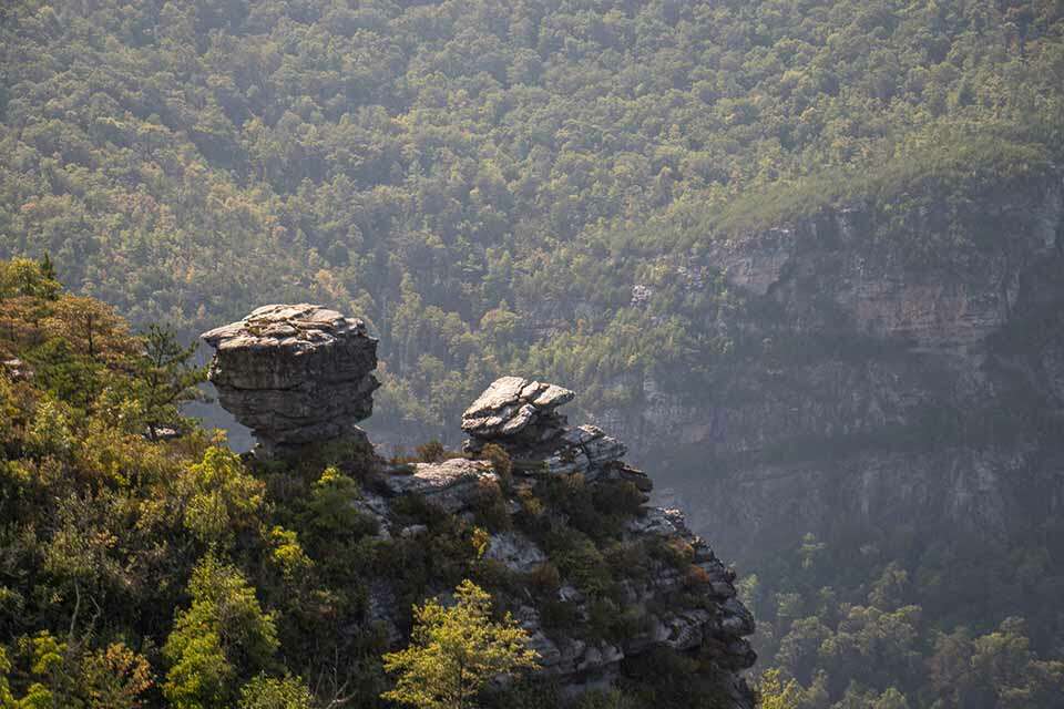 The Chimneys Rock Formation