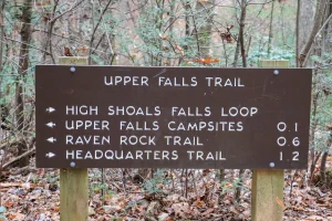 Trail Sign at South Mountain State Park
