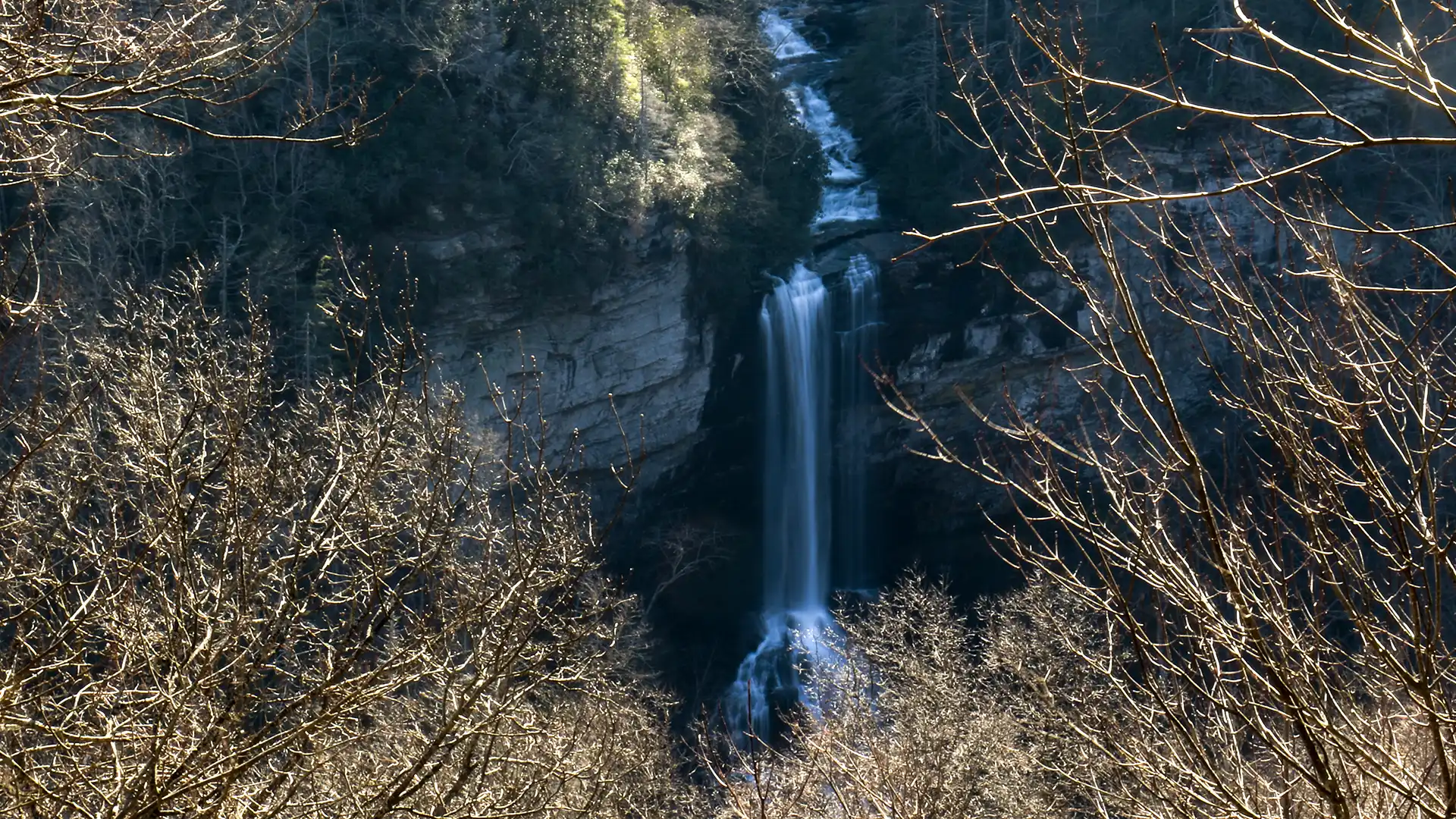 Raven Cliff Falls Overlook