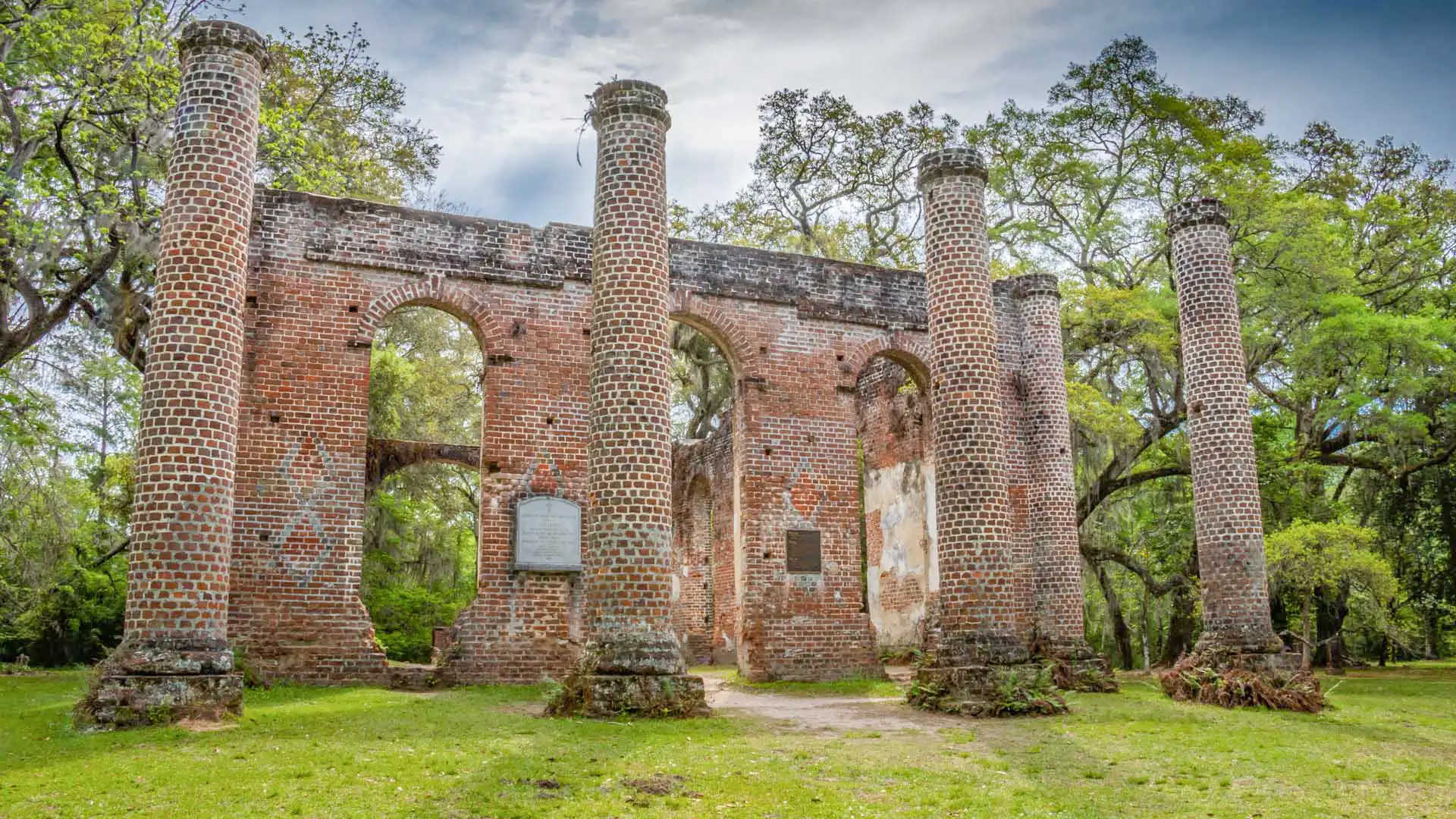 Old Sheldon Church Ruins